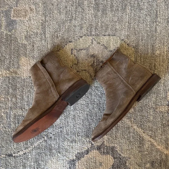 Frye Suede Boots with new authentic Frye soles